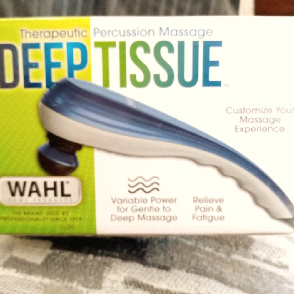 Deep tissue hand held massager brand new in box